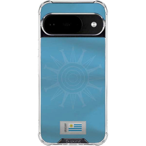 Uruguay Soccer Flag Google Pixel 10 Clear Case